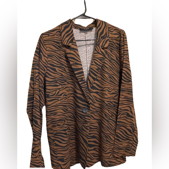 Lipslide zebra print blazer - Picture 2 of 4